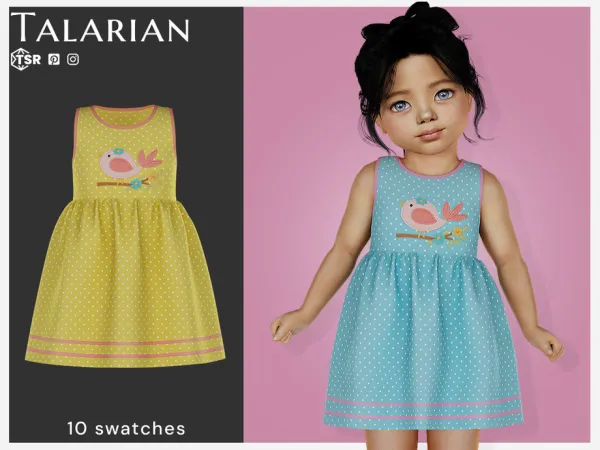 Mix Catalina Dress by talarian - The Sims 4 Custom Content
