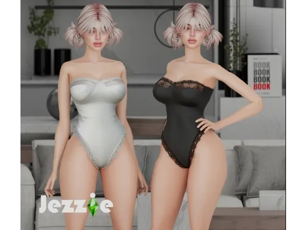 Alpha JezzieTs4 Marisa Lingerie Set - The Sims 4 Custom Content