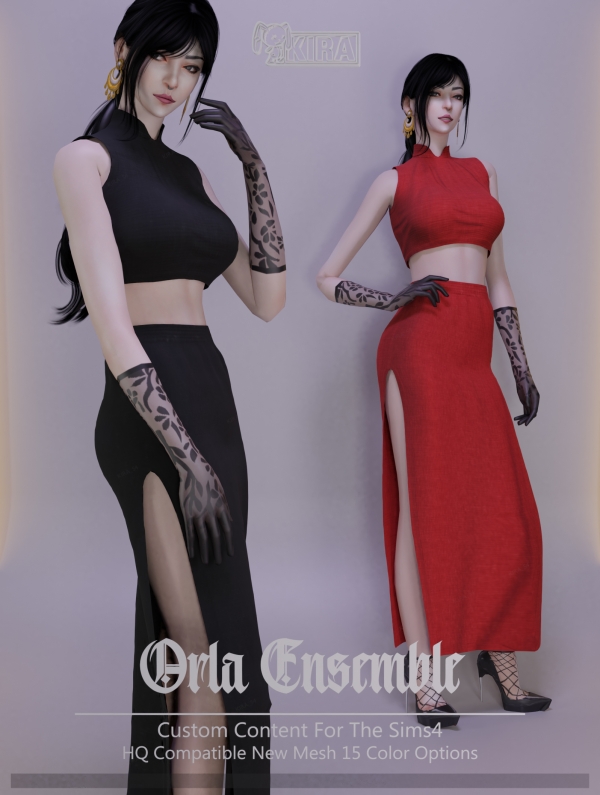 Alpha Kira_Orla Ensemble by kira_s4 - The Sims 4 Custom Content