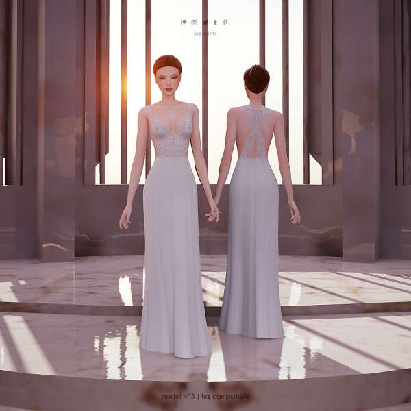 Maxis Match Dress n Wedding Collection by luxysims - The Sims 4 Custom Content