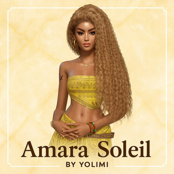Alpha AMARA 2K Gift Summer Boho Queen by simsfinds - The Sims 4 Custom Content