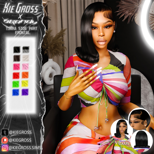 Alpha Kiegross X Brandysims Part 3 Tiara by simsfinds - The Sims 4 Custom Content