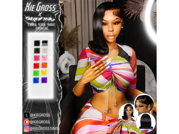 Alpha Kiegross X Brandysims Part 3 Tiara - The Sims 4 Custom Content