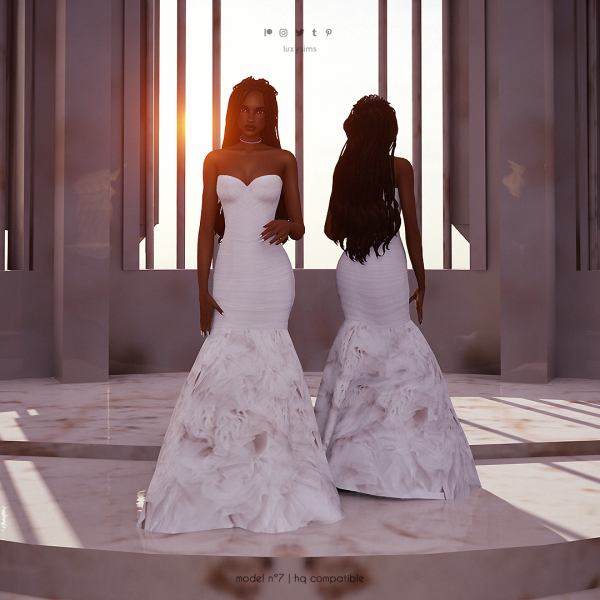 Maxis Match Dress n Wedding Collection by luxysims - The Sims 4 Custom Content