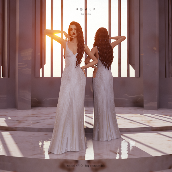 Maxis Match Dress n Wedding Collection by luxysims - The Sims 4 Custom Content