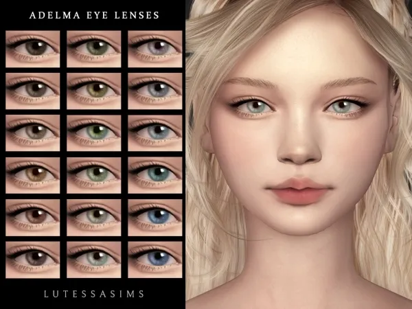 Alpha Adelma Eye Lenses - The Sims 4 Custom Content