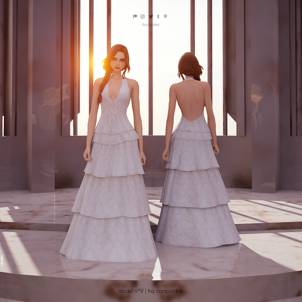 Maxis Match dress n wedding collection by luxysims - The Sims 4 Custom Content