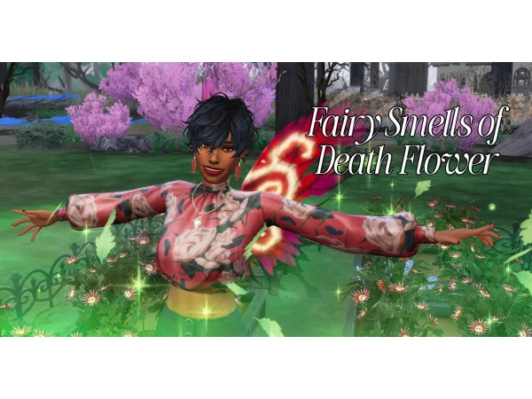 Mix Fairy Smells of Death Flower by Keiyu - The Sims 4 Custom Content