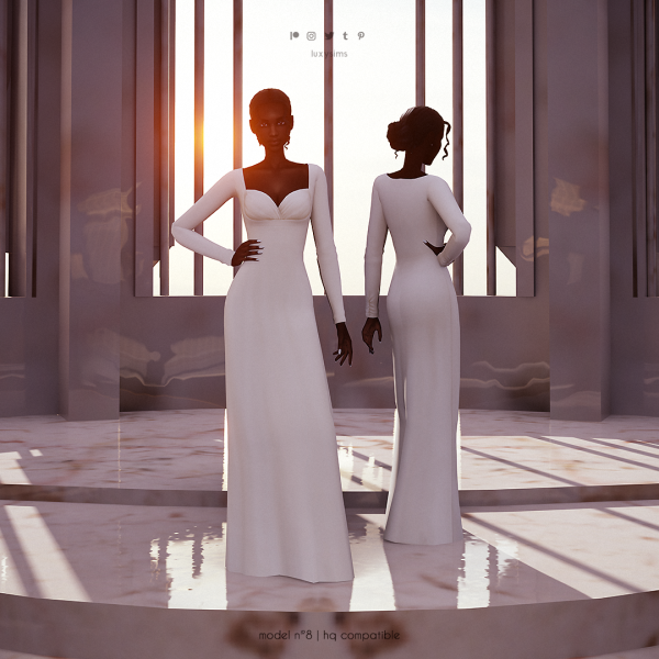 Maxis Match dress n wedding collection by luxysims - The Sims 4 Custom Content