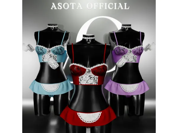 Alpha [ASOTA OFFICIAL] Vonie Lingerie - The Sims 4 Custom Content