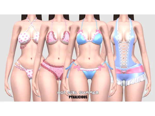 Alpha HOT GIRL SUMMER - The Sims 4 Custom Content