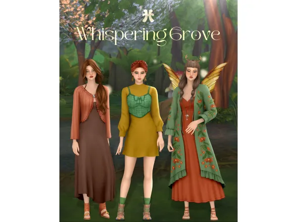Maxis Match Whispering Grove by huien - The Sims 4 Custom Content