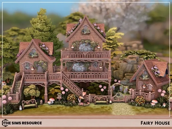 Maxis Match Fairy House - The Sims 4 Custom Content