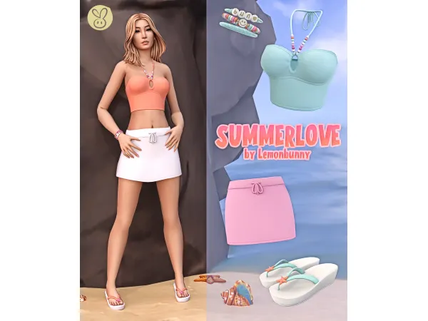 Maxis Match Summerlove Pack - The Sims 4 Custom Content