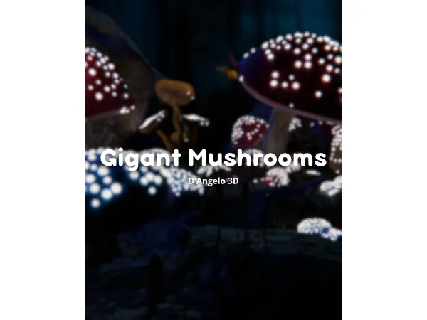 Mix Gigant Mushrooms - The Sims 4 Custom Content