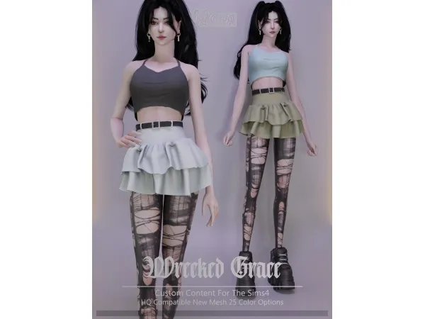 Mix Kira_Wrecked Grace - The Sims 4 Custom Content