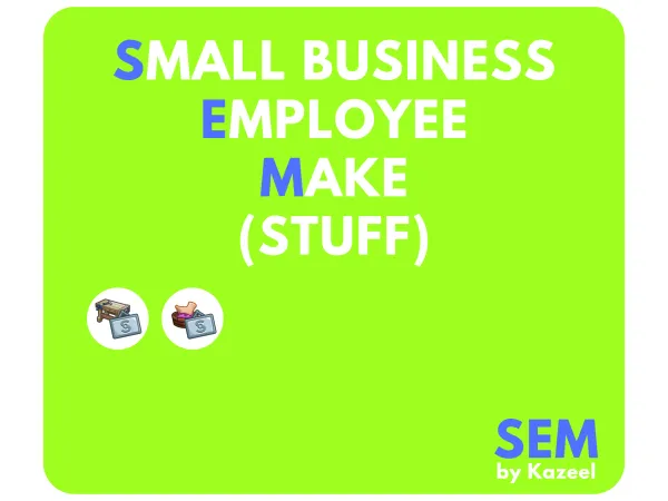 Mix Small Business Employee Make (Stuff) by kazeel - The Sims 4 Custom Content