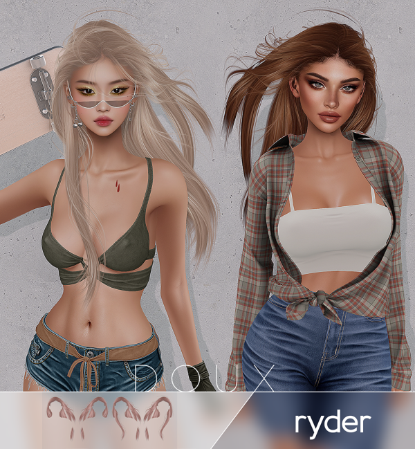 Alpha Doux Ryder Hairstyle FREE by douxhair - The Sims 4 Custom Content