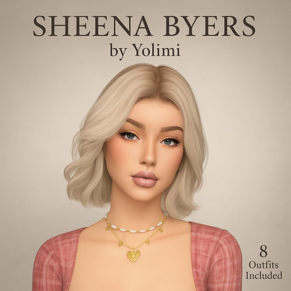 Alpha Sheena Byers Folder by yolimi - The Sims 4 Custom Content