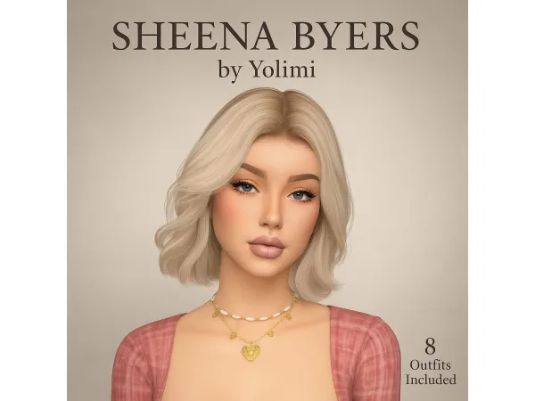 Alpha Sheena Byers Folder by yolimi - The Sims 4 Custom Content