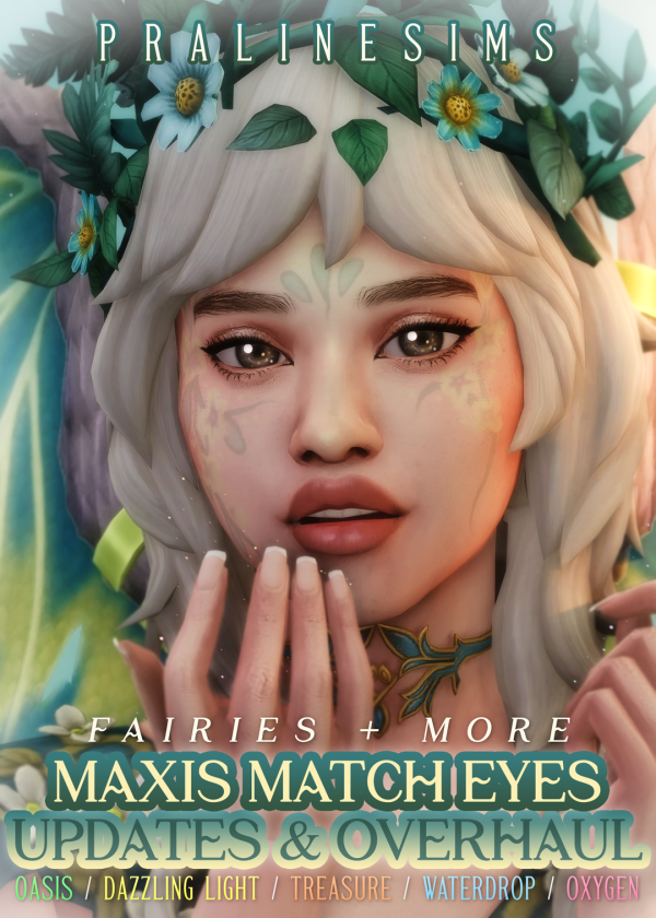 Maxis Match ALL MAXIS MATCH EYES completely overhauled and extended by simsfinds - The Sims 4 Custom Content