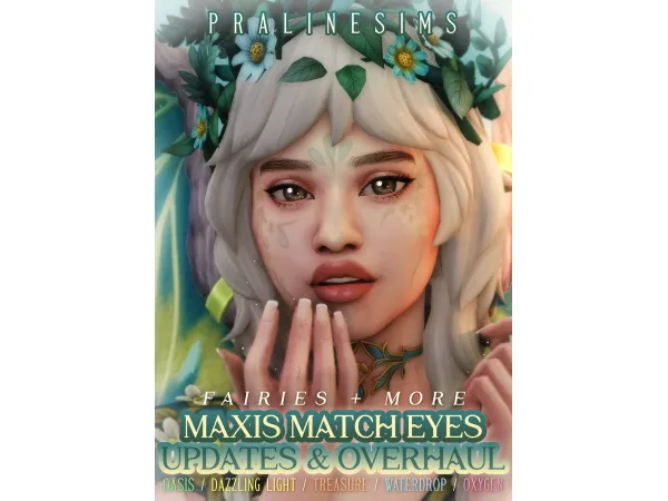 Maxis Match ALL MAXIS MATCH EYES completely overhauled and extended by pralinesims - The Sims 4 Custom Content