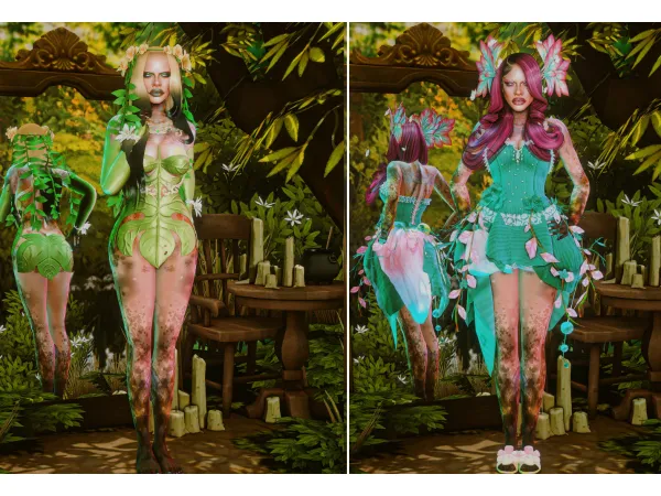 Alpha fairy lookbook pt2 by nakirivika99 - The Sims 4 Custom Content