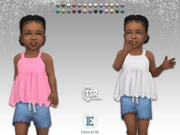 Maxis Match ErinAOK Toddler Top 072825 - The Sims 4 Custom Content
