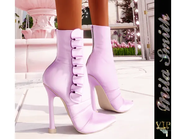 Alpha VIP 412 Boots by SmithMila - The Sims 4 Custom Content