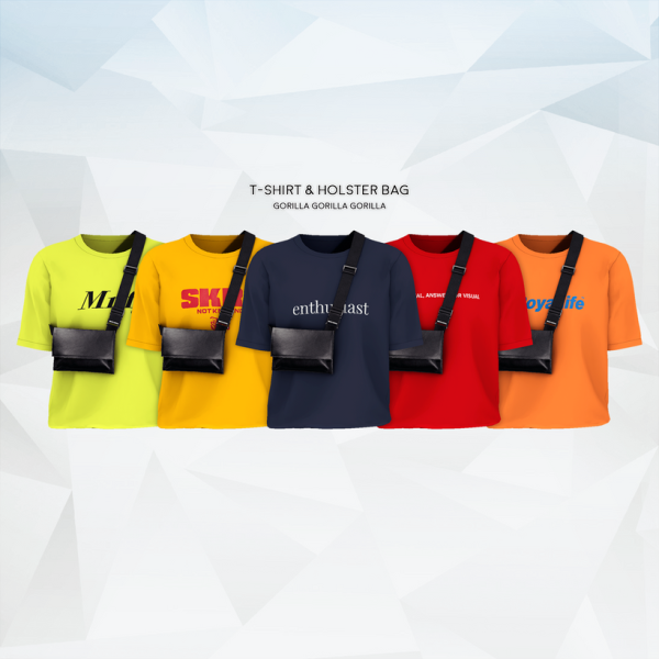 Alpha T Shirt Holster Bag by simsfinds - The Sims 4 Custom Content