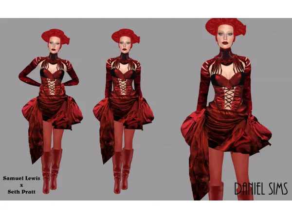Alpha [Daniel Sims] Lady Gaga in Samuel Lewis and Seth Pratt - The Sims 4 Custom Content