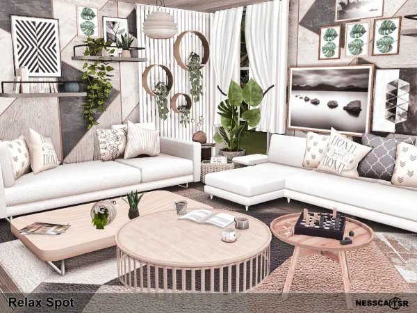 Mix Relax Spot - The Sims 4 Custom Content