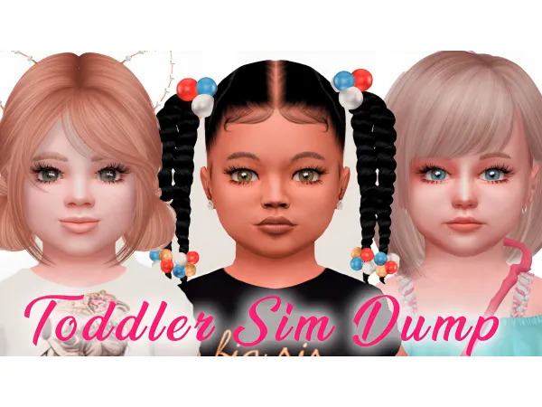 Alpha TODDLER SIMS DUMP by yolimi - The Sims 4 Custom Content