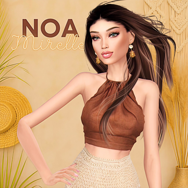 Alpha Noa Mireille Summer Boho Vibes by yolimi - The Sims 4 Custom Content