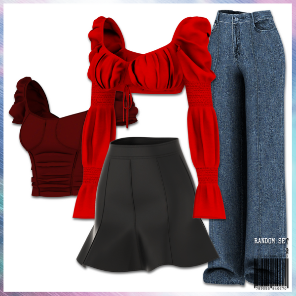 Alpha RANDOM Set 2 by simsfinds - The Sims 4 Custom Content