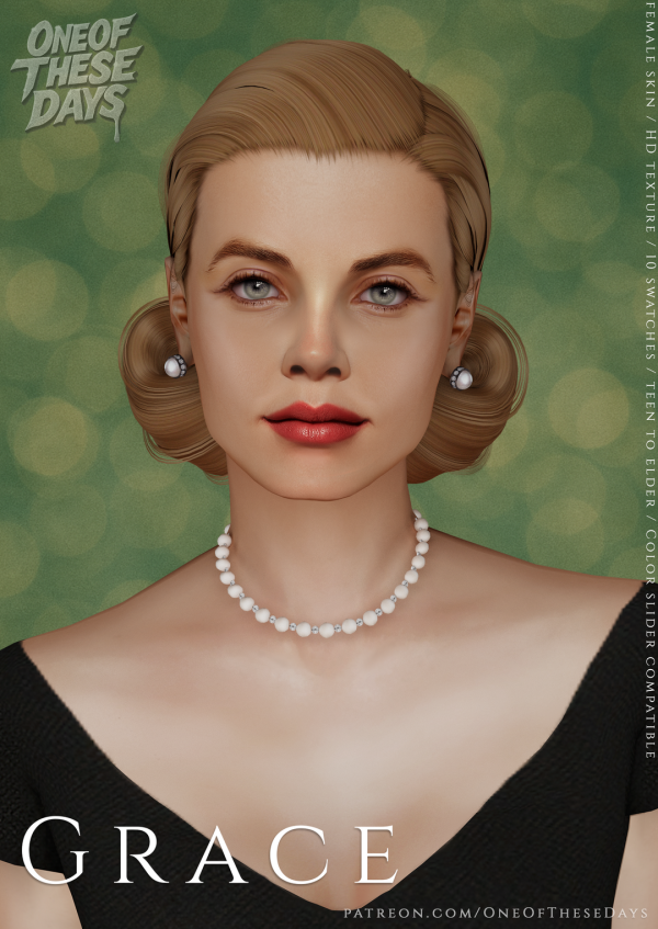 Alpha Grace SKIN lipstick tray files by oneofthesedays - The Sims 4 Custom Content