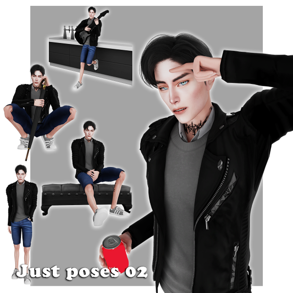 Alpha Just pose 02 by simmer_creator - The Sims 4 Custom Content