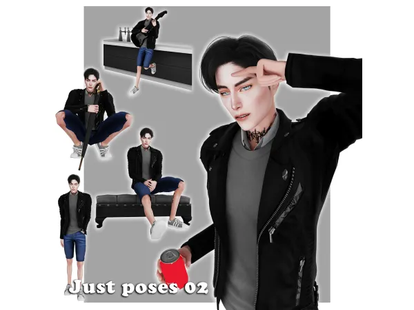 Alpha Just pose 02 - The Sims 4 Custom Content