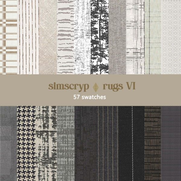 Alpha simscryp rugs VI by simsfinds - The Sims 4 Custom Content