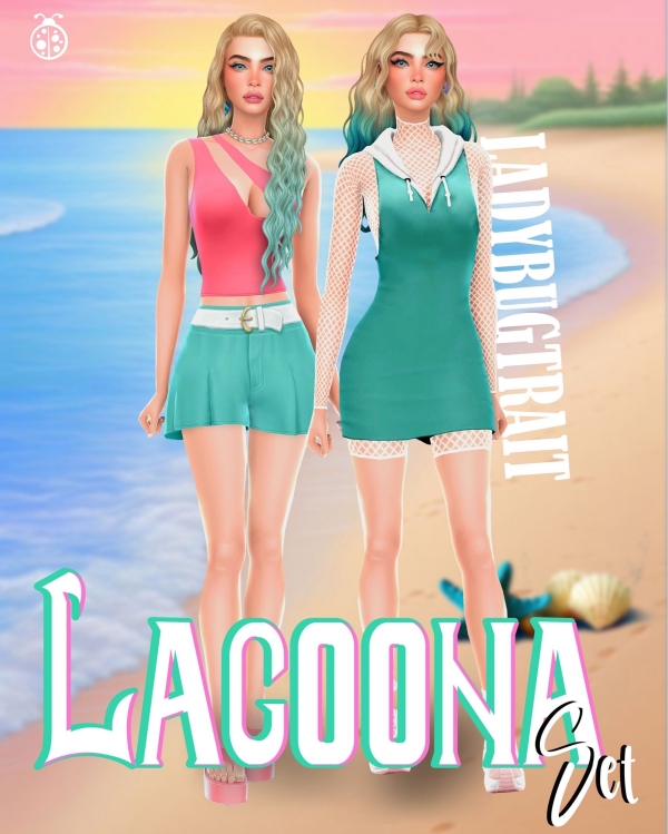 Maxis Match Preview Lagoona Set by ladybugtrait - The Sims 4 Custom Content