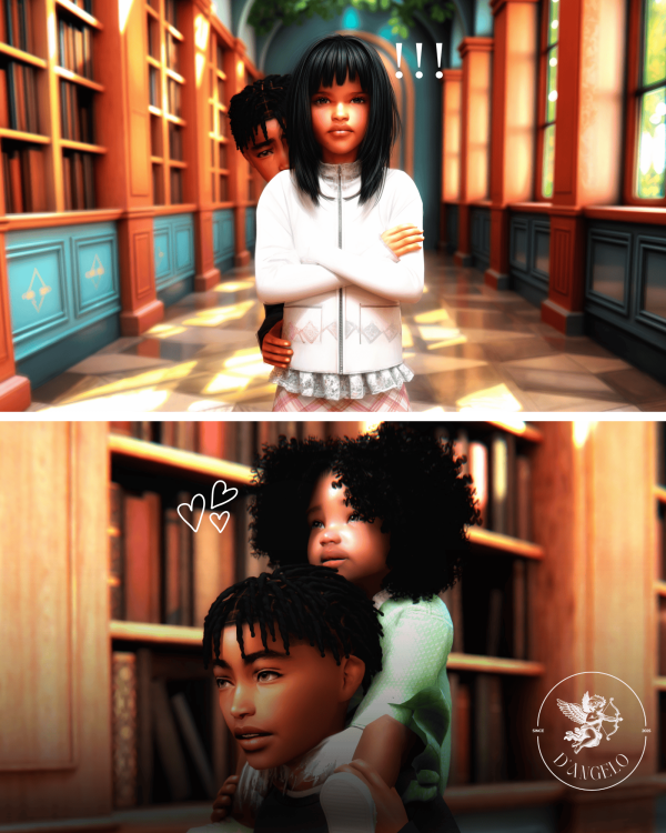 Mix Sibling Things Posepack by d-angelo3d - The Sims 4 Custom Content