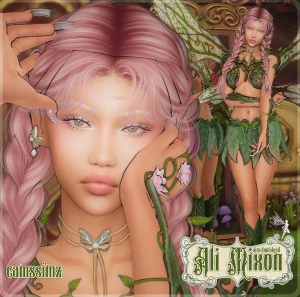 Alpha ali mixon by simsfinds - The Sims 4 Custom Content