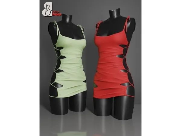 Sims 4 BillionProject-Minami Mini dress
