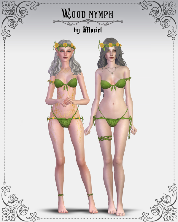 Alpha [Moriel] Wood nymph set by simsfinds - The Sims 4 Custom Content