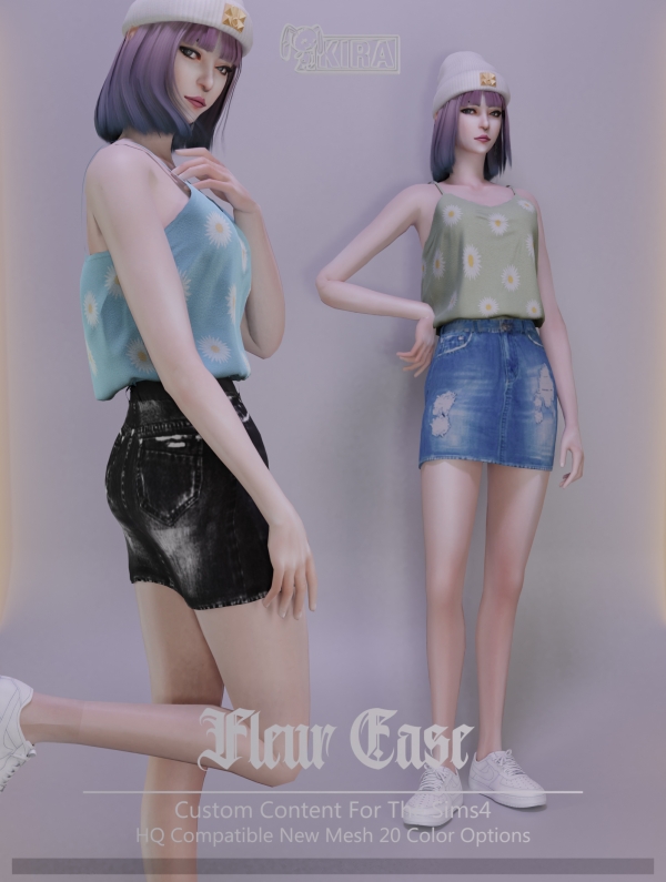 Mix Kira_Fleur Ease by kira_s4 - The Sims 4 Custom Content