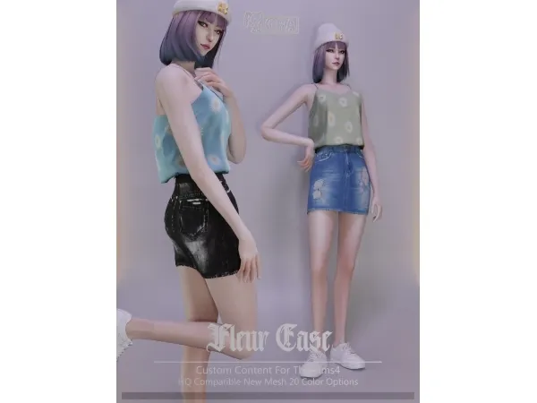 Mix Kira_Fleur Ease - The Sims 4 Custom Content