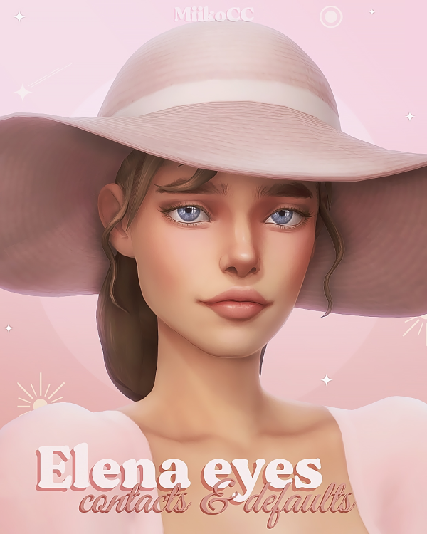 Maxis Match Elena eyes contacts defaults by simsfinds - The Sims 4 Custom Content