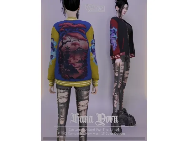 Mix Kira_Hana Yoru - The Sims 4 Custom Content