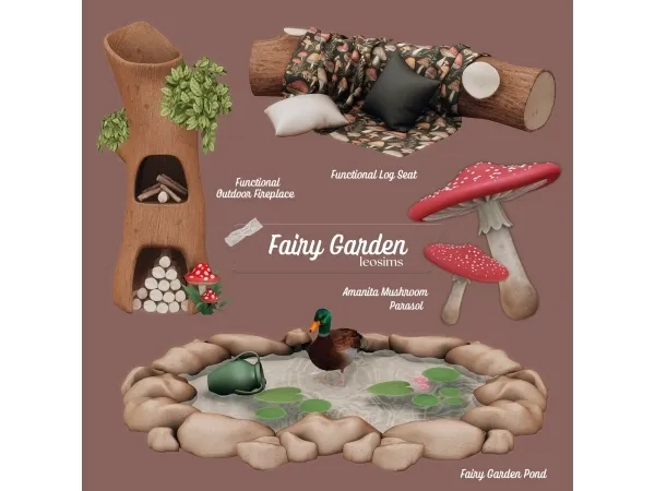 Mix Fairy Garden - The Sims 4 Custom Content