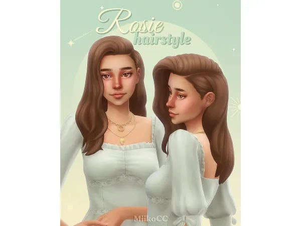 Maxis Match Rosie hair by Miiko - The Sims 4 Custom Content